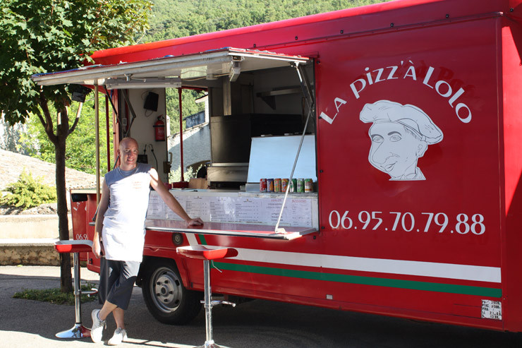 Camion Pizza au Castellet