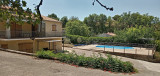 Vue d'ensemble villa+ piscine