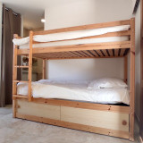Chambre 3, deux lits superposés