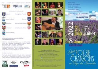 8ème édition Festival Poésie et chansons au pays des lavandes