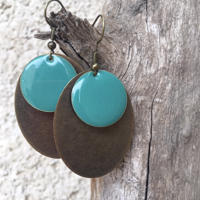 Boucles turquoise